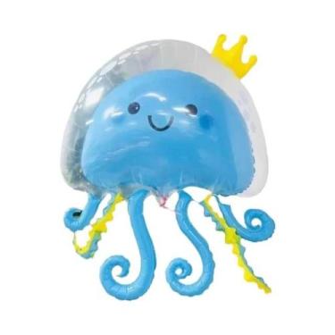 Imagem de Balão De Água-Viva 3D De Camada Dupla Com Tema Oceano Para Decoração D