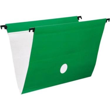 Imagem de Pasta Suspensa Delloplus Haste Plast Verde 6unid - Dello