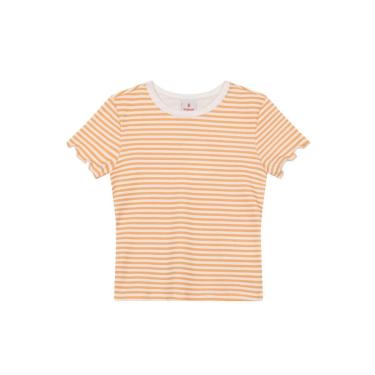 Imagem de Blusa infantil menina em ribana listrada Brandili-Feminino