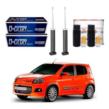 Imagem de Kit Amortecedor Traseiro Uno Sporting 1.4 2011 A 2016 - Nakata