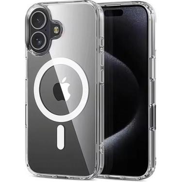 Imagem de Capa Capinha Case Compativel para iPhone 16 Magnética Carregamento por