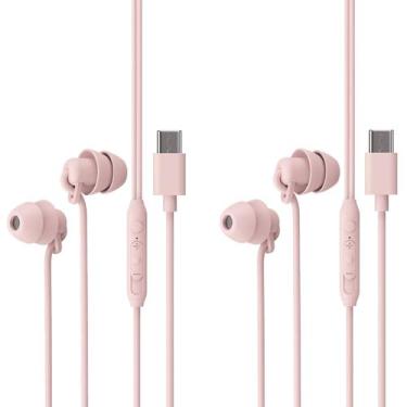 Imagem de Sleeping Ear Buds Fones de ouvido intra-auriculares com fio com microf