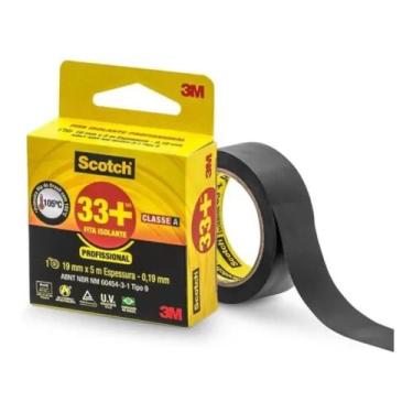 Imagem de 3M Scotch, Fita Isolante, 33 + 19mm x 5m Profissional