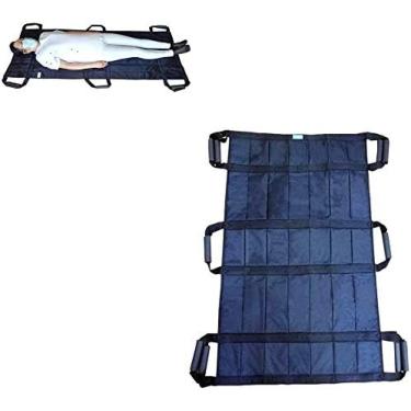 Imagem de Maca macia dobrável médica, maca de transporte portátil, maca macia de resgate de emergência de algodão grosso médio, para hospital, casa, locais esportivos, L, S