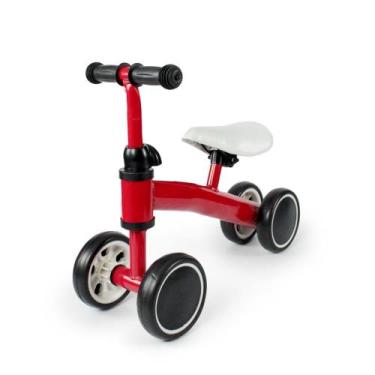Imagem de Bicicleta De Equilíbrio Infantil 4 Rodas Carrinho Passeio Mega Compras