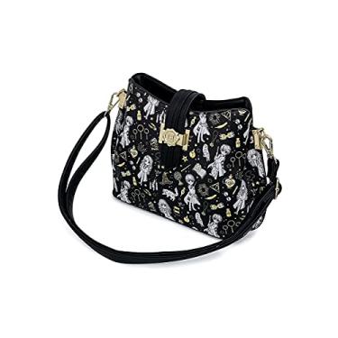 Imagem de Loungefly Bolsa tiracolo Harry Potter com elementos m gicos AOP, Multi, One Size