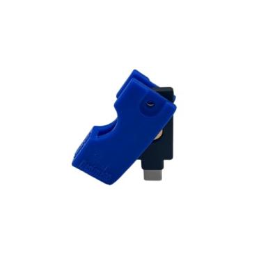 Imagem de Designz3D Yubikey Capa protetora flip porta-chaves (5 NFC/5C NFC) (azul, 5C NFC)