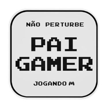 Imagem de Luminária Box Não Perturbe, Pai Gamer - Desembrulha, Bivolt