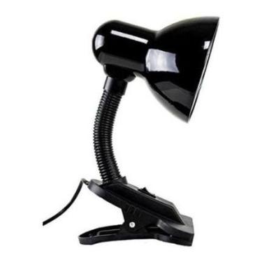 Imagem de Luminária Mesa Garra Presilha Bivolt Leitura Estante Quarto - oem, Pre