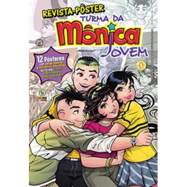 Imagem de Revista-Pôster Turma da Mônica Jovem nº1 - PANINI, 3