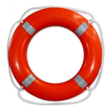 Imagem de Boia Circular Salva Vidas 70cm 2,5kg BMZ 70 - Classe I - Mazza Plast