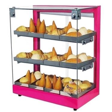 Imagem de TB12 - Estufa Beta para salgados 12 bandejas Torre Rosa - 220V - Omega