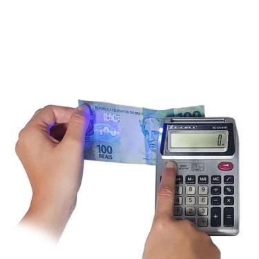 Imagem de Calculadora Eletrônica X-Cell, 12 Dígitos, Visor Duplo, Detector de No
