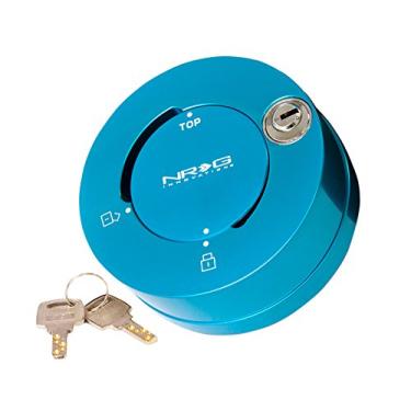 Imagem de NRG Innovations NRG-SRK-101NB Adaptador de cubo curto de liberação rápida para volante de 6 furos com parafusos de montagem, trava rápida para cubo novo azul