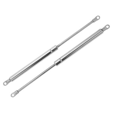 Imagem de Motoforti Suporte de elevação universal de aço inoxidável com mola a gás de metal para barco tampa de escotilha marítima tampa caixa de ferramentas 15 polegadas/380 mm 45.4 kg/445N/45kg 2 peças