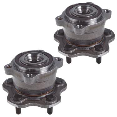 Imagem de TUCAREST 512548 x2 (para modelos AWD) Rolamento de roda traseira e conjunto de cubo compatível com 2013-2020 Ni-ssan Pathfinder, 15-23 Murano, 14-20 In-finiti QX60, 2013 JX35 [5 Lug, 432023JA1B