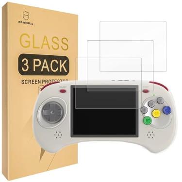 Imagem de Mr.Shield [Pacote com 3] Película protetora de tela para ANBERNIC RG ARC-D/RG ARC-S [vidro temperado] [vidro japonês com dureza 9H]