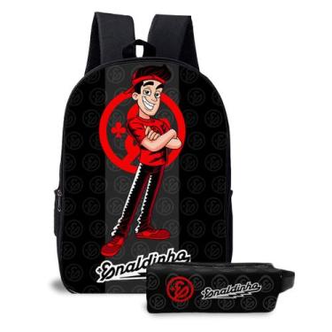 Imagem de Kit Mochila e Estojo Escolar Anime do Menino Enaldinho  - Use Thuco