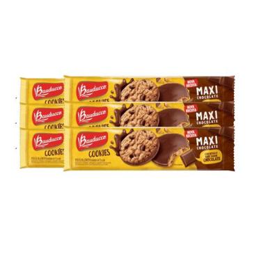 Imagem de Pack Com 6x Cookies c/ Gotas de Chocolate Bauducco Maxi 96g