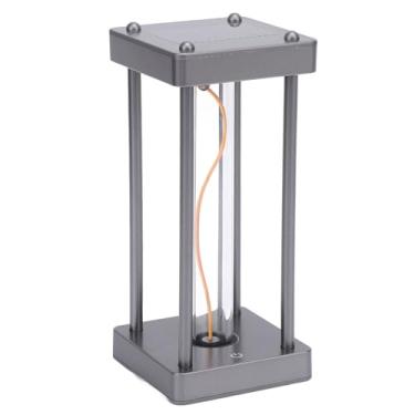 Imagem de Abajur de Cabeceira para Quarto, Abajur Recarregável Sem Fio, Abajur LED Portátil Minimalista, Abajur de Mesa de Cabeceira Com Controle de Toque, Abajur para Sala de Estar,