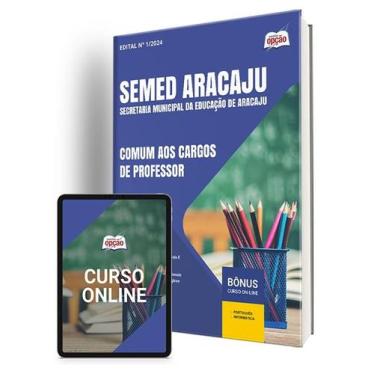 Imagem de Apostila SEMED Aracaju 2024 - Comum aos Cargos de Professor - Apostila