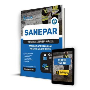 Imagem de Apostila SANEPAR 2024 - Técnico Operacional - Agente de Suporte - Edit