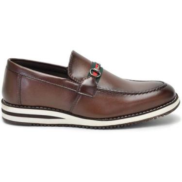 Imagem de Sapato Social Casual Masculino Loafer  Mocassim Super Leve e Macio - C