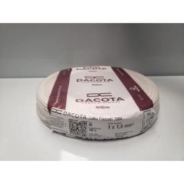 Imagem de Cabo flexível DACOTA 1.5mm 750v - 100 metros (cores), Branco