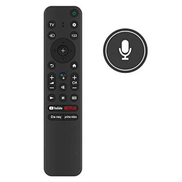 Imagem de Beyution RMF-TX800U Controle remoto de pesquisa por voz compatível com Sony Smart TVKD43X80K KD-43X80K KD43X85K KD-43X85K KD50X80K KD-50X80K KD50X85K KD-50X85K KD55X80K KD65X85K K XR-755 X95K XR85Z9K