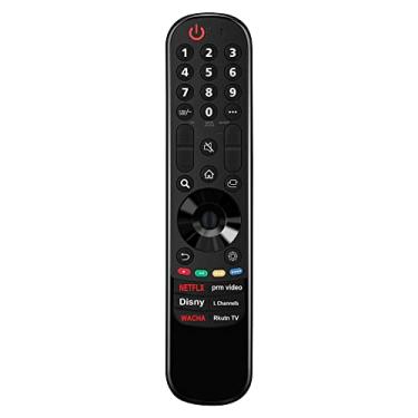 Imagem de Beyution MR22GA/MR22GN Controle remoto de substituição adequado para LG LED UHD Smart TV 50UQ7070ZUE 65QNED85AQA 43UQ7590PUK 55UQ7570PUJ 86NANO75UQA OLED77B2PUA 70UN7070PUA