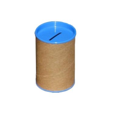 Imagem de Cofrinho De Papelão Personalizável Azul - 6 Unidades