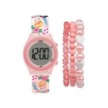 Imagem de Relógio Condor Feminino Ref: Cobj3572aa/k8t Infantil Princesas Disney