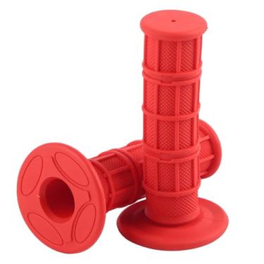 Imagem de Guia de silicone GRCFUMO, garça de motocicleta Grips, garras manuais de faixa de grade, garotas de motocicleta de borracha anti -skid para direção segura (Vermelho)