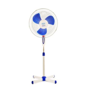 Imagem de 2 Ventiladores de Coluna 40cm 45W Branco e Azul 127V - FIX (FXV01001)
