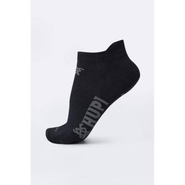 Imagem de Meia HUPI Casual Invisível Algodão Preto