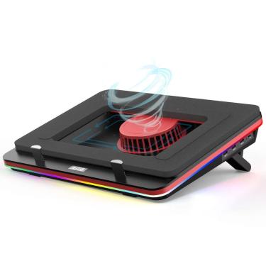 Imagem de Almofada de resfriamento para laptop IETS GT500 Powerful Turbo-Fan RGB 13-17,3 polegadas