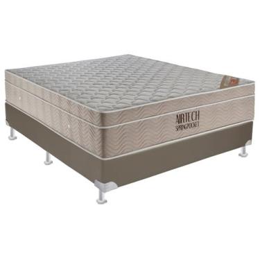 Imagem de Conjunto Airtech Spring Superpocket Casal 1,38 cm (LARG) Base material