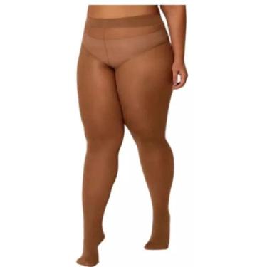 Imagem de Meia calça feminina trifil fio 40 plus size denier 6101, 3XG, Mel