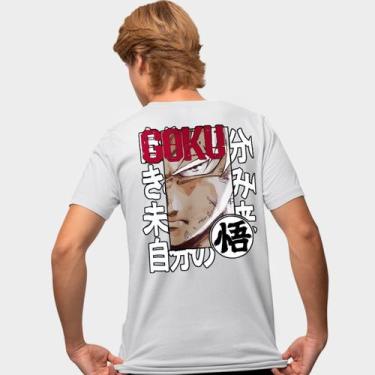 Imagem de Camisa Camiseta Genuine Grit Masculina Estampada Algodão 30.1 Goku Dra