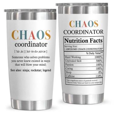 Imagem de Copo TEEZWONDER Funny Gifts 600 ml de aço inoxidável para mulheres