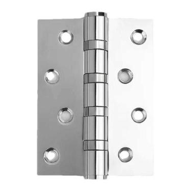 Imagem de Dobradiças Polidas C-reto Inox Com Rolamento 4x3 - DS