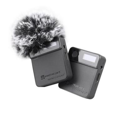 Imagem de Microfone sem fio RELACART MI1 Banda de 2,4 GHz com tela OLED - Lightb