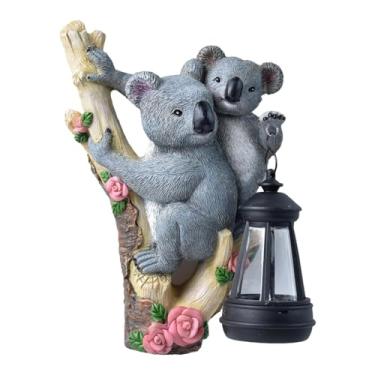 Imagem de Stgfyxgs Estátua de Jardim Solar, Artesanato Realista para Quintal, Gramado, Lanterna Decorativa, Adorável, à Prova D'água, Decoração para áreas Externas