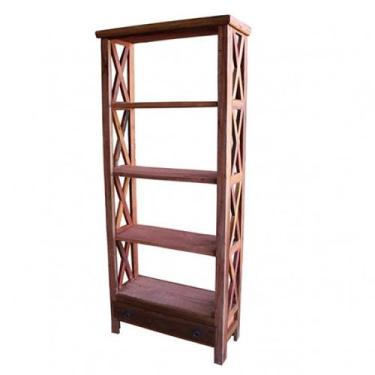 Imagem de Livreiro em madeira maciça. - Empório arte e madeira 