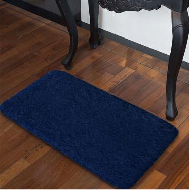 Imagem de Tapete Melody 47cm x 90cm Azul Jolitex