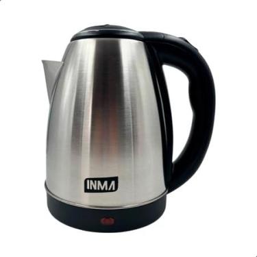 Imagem de Chaleira Elétrica Inox Portátil 1,8l Jarra Térmica Esquenta Chá Ferve Água Rápido
