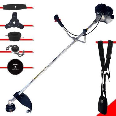 Imagem de Roçadeira À Gasolina Toyama RT43LB25A 43cc 1,7HP 10000rpm Multifunções