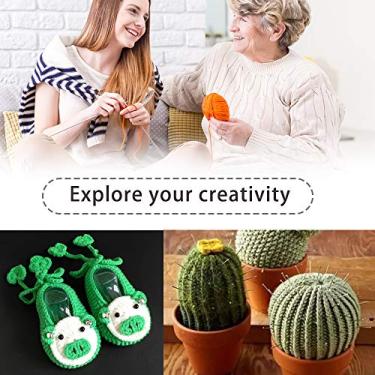 Imagem de Fio de Algodão Leite Macio Grosso Lã para Crochê e Tricô Artesanato DIY Tricotado à Mão Suéter Chapéu Cachecol Sapatos Felting com Agulha Molhado Fiação Tecelagem Cuidado a Pele Quente Confortável