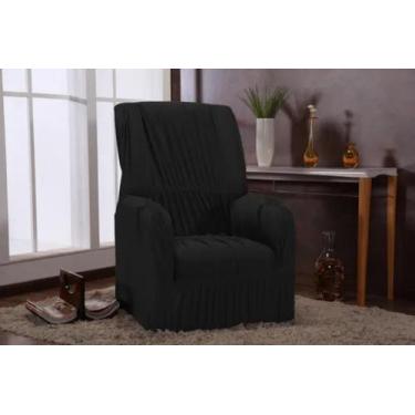 Imagem de Capa Protetora De Sofá 01 Lugar Poltrona do Papai Malha Grossa Elastic