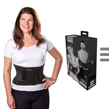 Imagem de Cinta Ortopédica Modeladora Postura Ortopédica Saúde Kestal Ksn062 (Preto, M)